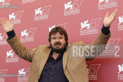 67th Venice International Film Festival - Venice September 9, 2010 - Photocall of the film Notizie degli Scavi - Actor Giuseppe Battiston..