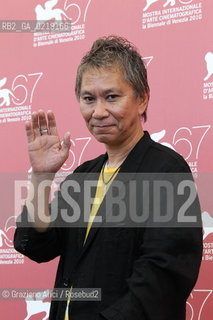 67th Venice International Film Festival - Venice September 9, 2010 - Photocall of the film Jusan-Nin No Shikaku (13 assassins) - The director Takashi Miike