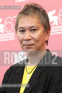 67th Venice International Film Festival - Venice September 9, 2010 - Photocall of the film Jusan-Nin No Shikaku (13 assassins) - The director Takashi Miike