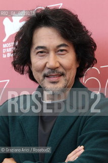 67th Venice International Film Festival - Venice September 9, 2010 - Photocall of the film Jusan-Nin No Shikaku (13 assassins) - Actor Koji Yakusho
