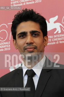 67th Venice International Film Festival - Venice September 9, 2010 - Photocall of the film That Girl In Yellow Boots - Gulshan Devaiah actor