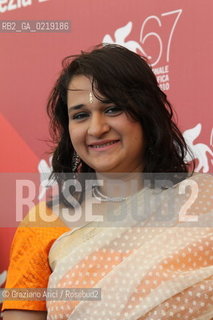 67th Venice International Film Festival - Venice September 9, 2010 - Photocall of the film That Girl In Yellow Boots - Actress Puja Sarup