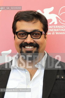 67th Venice International Film Festival - Venice September 9, 2010 - Photocall of the film That Girl In Yellow Boots - The director Anurag Kashyap