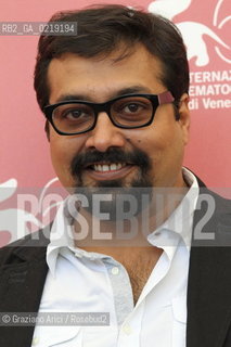 67th Venice International Film Festival - Venice September 9, 2010 - Photocall of the film That Girl In Yellow Boots - The director Anurag Kashyap