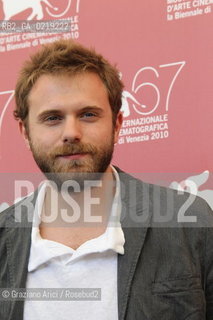 67th Venice International Film Festival - Venice September 9, 2010 - Photocall of the film La Solitudine Dei Numeri Primi - Author of the novel, co-screenwriter Paolo Giordano