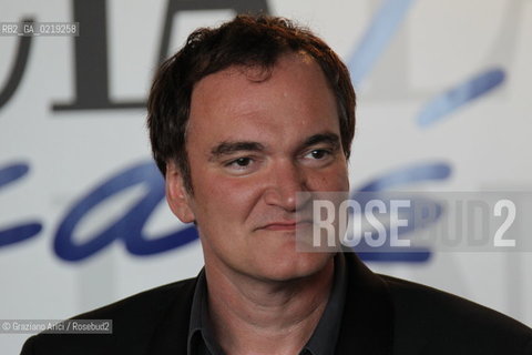 67th Venice International Film Festival - Venice September 9, 2010 - Director Quentin Tarantino receives the prize Nastro dArgento