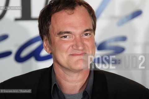 67th Venice International Film Festival - Venice September 9, 2010 - Director Quentin Tarantino receives the prize Nastro dArgento