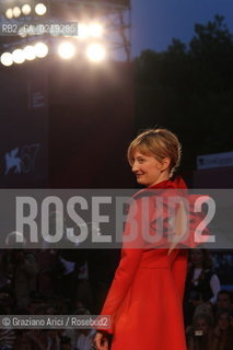 67th Venice International Film Festival - Venice September 9, 2010 - Photocall of the film La Solitudine Dei Numeri Primi - Actress Alba Rohrwacher