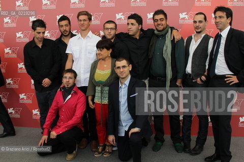 67th Venice International Film Festival - Venice September 10, 2010 - Photocall of the film Un anno Dopo. Progetto Memory Hunters - The director Gianfranco Rosi