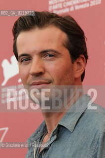 67th Venice International Film Festival - Venice September 10, 2010 - Photocall of the film Road To Nowhere. Actor Tygh Runyan