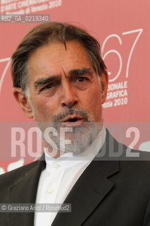 67th Venice International Film Festival - Venice September 10, 2010 - Photocall of the film Road To Nowhere. Actor Fabio Testi