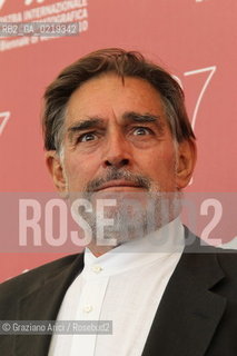 67th Venice International Film Festival - Venice September 10, 2010 - Photocall of the film Road To Nowhere. Actor Fabio Testi