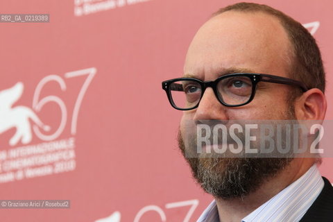 67th Venice International Film Festival - Venice September 10, 2010 - Photocall of the film Barneys Version - Actor Paul Giamatti