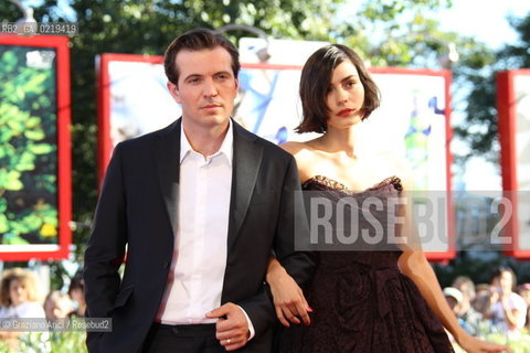 67th Venice International Film Festival - Venice September 10, 2010 - Red Carpet of the film Road To Nowhere.  Actors Shannyn Sossamon with Tygh Runyan