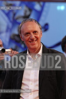 67th Venice International Film Festival - Venice September 10, 2010 - Red Carpet of the film Senritsu Meikyu 3D (The Shock Labirint 3D: Extreme) - Dario Argento director attends the premier