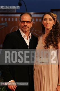67th Venice International Film Festival - Venice September 10, 2010 - Photocall of the film Barneys Version -The director Richard J. Lewis with his wife