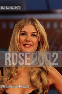 67th Venice International Film Festival - Venice September 10, 2010 - Red Carpet of the film Barneys Version - Actress Rosamund Pike