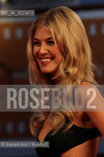 67th Venice International Film Festival - Venice September 10, 2010 - Red Carpet of the film Barneys Version - Actress Rosamund Pike