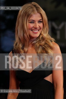 67th Venice International Film Festival - Venice September 10, 2010 - Red Carpet of the film Barneys Version - Actress Rosamund Pike