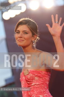 67th Venice International Film Festival - Venice September 10, 2010 - Red Carpet of the film Barneys Version - Vittoria Puccini actress