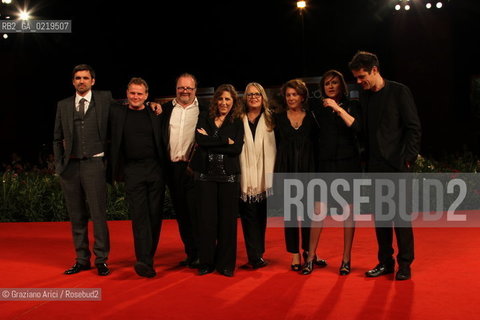 67th Venice International Film Festival - Venice September 10, 2010 - Red Carpet of the film Drei - The cast