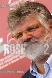 67th Venice International Film Festival - Venice September 11, 2010 - Photocall of the film Sei Venezia - The director Carlo Mazzacurati.