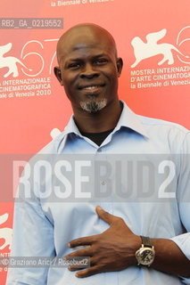 67th Venice International Film Festival - Venice September 11, 2010 - Photocall of the film The Tempest - Actor Djimon Hounsou.