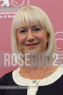 67th Venice International Film Festival - Venice September 11, 2010 - Photocall of the film The Tempest - Actress Helen Mirren.