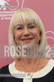 67th Venice International Film Festival - Venice September 11, 2010 - Photocall of the film The Tempest - Actress Helen Mirren.