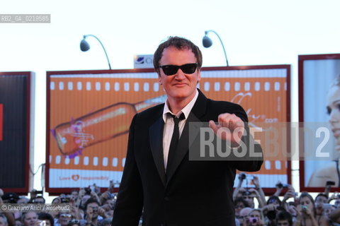 67th Venice International Film Festival - Venice September 11, 2010 - Red Carpet of The Awards at the 67th Venice Film Festival - The president of the Jury, Quentin Tarantino
