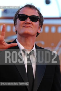 67th Venice International Film Festival - Venice September 11, 2010 - Red Carpet of The Awards at the 67th Venice Film Festival - The president of the Jury, Quentin Tarantino