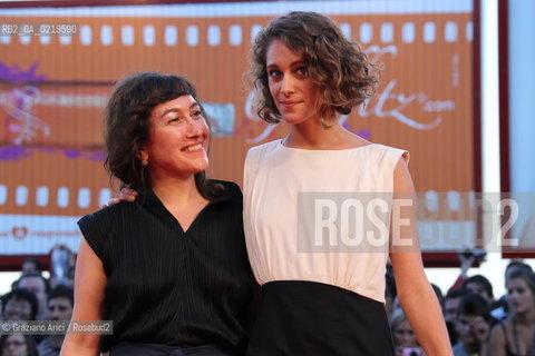 67th Venice International Film Festival - Venice September 11, 2010 - The Awards at the 67th Venice Film Festival - Coppa Volpi for Best Actress: Ariane Labed (right) in the Film Attemberg by Athina Rachel Tsangari (Greece)