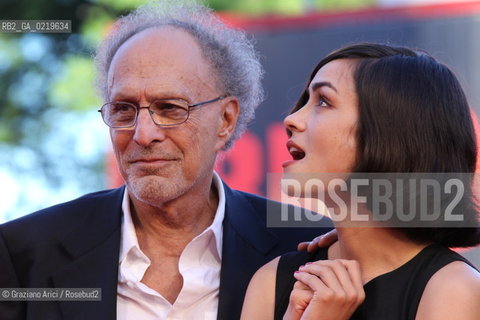 67th Venice International Film Festival - Venice September 11, 2010 - Red Carpet of the Awards at the 67th Venice Film Festival -  (Road To Nowhere) The director Monte Hellman, actress Shannyn Sossamon