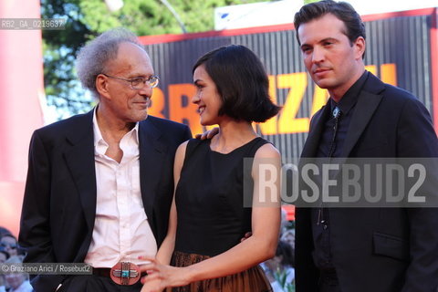 67th Venice International Film Festival - Venice September 11, 2010 - Red Carpet of the Awards at the 67th Venice Film Festival -  (Road To Nowhere) The director Monte Hellman, actress Shannyn Sossamon