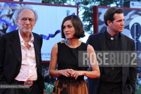 67th Venice International Film Festival - Venice September 11, 2010 - Red Carpet of the Awards at the 67th Venice Film Festival -  (Road To Nowhere) The director Monte Hellman, actress Shannyn Sossamon