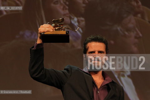 67th Venice International Film Festival - Venice September 11, 2010 - The Awards at the 67th Venice Film Festival - Lion of the Future - Luigi De Laurentis Venice Award for a Debut Film: Cogunluk (Majority) by Seren Yuce