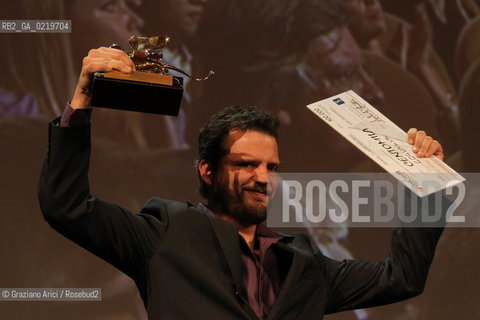 67th Venice International Film Festival - Venice September 11, 2010 - The Awards at the 67th Venice Film Festival - Lion of the Future - Luigi De Laurentis Venice Award for a Debut Film: Cogunluk (Majority) by Seren Yuce