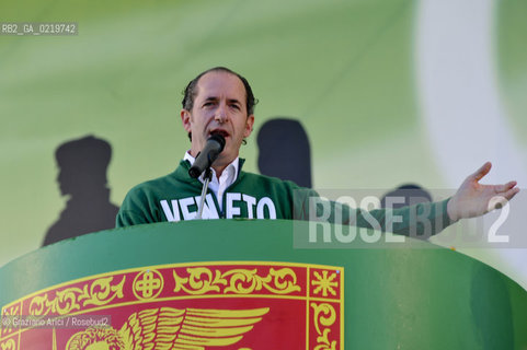 Venice 12/09/10 - Festa dei popoli Padani : The Veneto Region Governor Luca Zaia  Lega Nord @ Graziano Arici