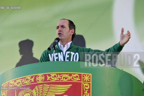 Venice 12/09/10 - Festa dei popoli Padani : The Veneto Region Governor Luca Zaia  Lega Nord @ Graziano Arici