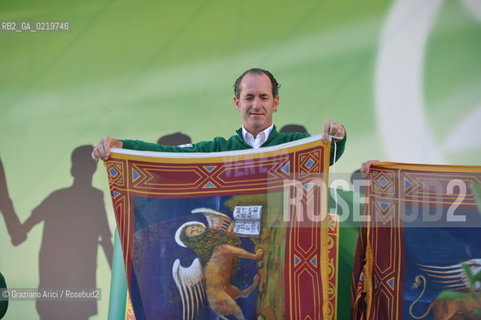 Venice 12/09/10 - Festa dei popoli Padani : The Veneto Region Governor Luca Zaia  Lega Nord @ Graziano Arici