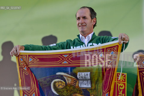 Venice 12/09/10 - Festa dei popoli Padani : The Veneto Region Governor Luca Zaia  Lega Nord @ Graziano Arici