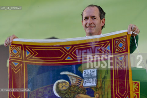 Venice 12/09/10 - Festa dei popoli Padani : The Veneto Region Governor Luca Zaia  Lega Nord @ Graziano Arici