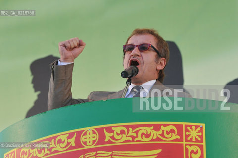 Venice 12/09/10 - Festa dei popoli Padani : The Minister Roberto Maroni Lega nord @ Graziano Arici