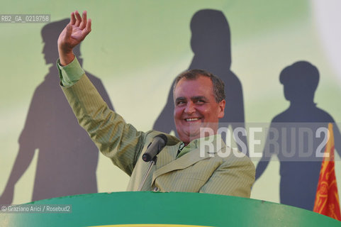 Venice 12/09/10 - Festa dei popoli Padani : The Minister Roberto Calderoli Lega nord @ Graziano Arici