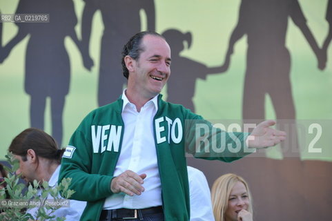Venice 12/09/10 - Festa dei popoli Padani : The Veneto Region Governor Luca Zaia Lega Nord @ Graziano Arici