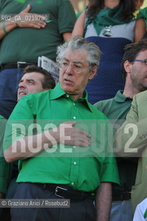 Venice 12/09/10 - Festa dei popoli Padani : The Minister and Lega Nord President Umberto Bossi   @ Graziano Arici