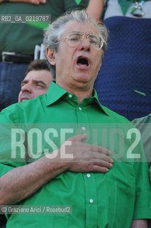 Venice 12/09/10 - Festa dei popoli Padani : The Minister and Lega Nord President Umberto Bossi   @ Graziano Arici