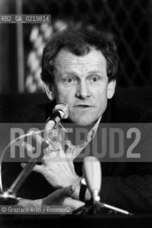 -VENICE,1980. RITRATTO DI JEAN MARIE DUPONT, DIRETTORE AGGIUNTO DE LE MONDE. GIORNALISTA, GIORNALISMO,RITRATTO.-VENICE,1980.PORTRAIT OF THE FRENCH JOURNALIST JEAN MARIE DUPONT ©Graziano Arici/Rosebud2