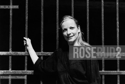 -VENEZIA,1993. RITRATTO DELLA BALLERINA E COREOGRAFA SUSANNA LINKE DANZA, SPETTACOLO,RITRATTO, COREOGRAFIA.-VENICE,1993.PORTRAIT OF THE DANCER AND  CHOREOGRAPHER SUSANNE LINKE ©Graziano Arici/Rosebud2