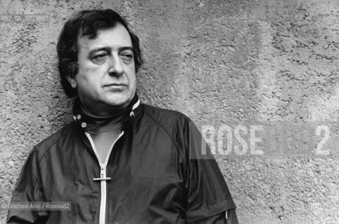 -VENEZIA,1983. RITRATTO DEL COMPOSITORE CONTEMPORANEO LUCIANO BERIO. MUSICA CONTEMPORANEA; ELETTRONICA, COMPOSITORE  .-VENICE,1983.PORTRAIT OF THE ITALIAN COMPOSER LUCIANO BERIO   ©Graziano Arici/Rosebud2